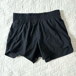 AVIA Womens Running Shorts Built In Shorts Black M 8-10 Athletic Gym Clean Girl